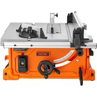 Mophorn - Tischkreissäge 10 Zoll 8 Ampere, 25 Zoll maximale Schnittkapazität 4400 U/min Schnittgeschwindigkeit 40T Sägeblatt Tragbare kompakte von MOPHORN