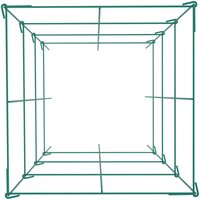 Tomatenkäfige, 30 x 30 x 117 cm, 5 Packungen quadratische Pflanzenstützkäfige, grüner PVC-beschichteter Stahl, für Klettergemüse, Pflanzen, Blumen, Tomatenkäfige, 30 x 30 x 117 cm, 5 Packungen quadratische Pflanzenstützkäfige, grüner PVC-beschichteter Stahl, für Klettergemüse, Pflanzen, Blumen, von MOPHORN