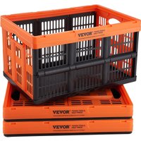 VEVOR 3er-Set 45L Profi Klappbox aus PP Transportbox Faltbarer Aufbewahrungsbox mit Handgriff Stapelbare Kisten Storage Box Faltboxen Stapelboxen für von MOPHORN