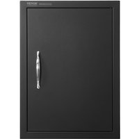 VEVOR Grill-Zugangstür, 415 x 570 mm, Einzelne Außenküchentür, Flächenbündig Montierte Kaltplattentür, Vertikale Wandtür mit Griff, für Grillinsel, von MOPHORN