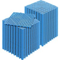 Mophorn - vevor Ineinandergreifende Fliesen 55 Stk. Bodenfliesen Drainage-Bodenfliesen, Bodenfliesen 30 x 30 cm Außenbereich Quadratische von MOPHORN