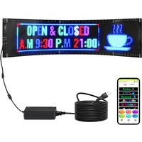 Vevor Programmierbares LED-Schild, P5-Vollfarb-LED-Scrolling-Panel, DIY-Anzeigetafel, Bluetooth-App-Steuerung, Text, Muster, GIFs Vevor Programmierbares LED-Schild, P5-Vollfarb-LED-Scrolling-Panel, DIY-Anzeigetafel, Bluetooth-App-Steuerung, Text, Muster, GIFs von MOPHORN