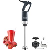 VEVOR Pürriermixer Elektrische Stabmixer 750 W, Hochleistungs-Pürierstab Einstellbare Drehzahlen, Edelstahl Mehrzweck Stabmixer 755 mm Abnehmbarer von MOPHORN