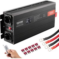 VEVOR Wechselrichter mit reiner Sinuswelle 3000W DC12V AC 230 V Spannungswandler 2 AC-Steckdosen 2 USB-Anschlüssen 1 Typ-C-Anschluss LCD-Display und von MOPHORN