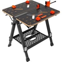 VEVOR Werk-und Spanntisch 454kg Tragfähigkeit 70x65cm Große Arbeitsfläche Klappbar 60–92cm Höhenverstellbar Werkbank MDF-Tischplatte VEVOR Werk-und Spanntisch 454kg Tragfähigkeit 70x65cm Große Arbeitsfläche Klappbar 60–92cm Höhenverstellbar Werkbank MDF-Tischplatte von MOPHORN