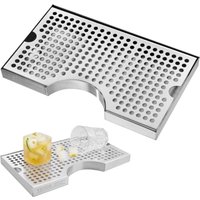 Mophorn - vevor 304 Edelstahl-Tropfschale, Bierabtropfschale mit 4 Rutschfesten Gummipads & Abnehmbarer Abdeckung, 300 x 180 x 25 mm Bar-Tropfschale Mophorn - vevor 304 Edelstahl-Tropfschale, Bierabtropfschale mit 4 Rutschfesten Gummipads & Abnehmbarer Abdeckung, 300 x 180 x 25 mm Bar-Tropfschale von MOPHORN