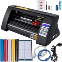 Vinyl Cutter 375mm Plotter led Bildschirm Halbautomatisch Optisches Auge SignMaster Kompatibel Desktop Design - Mophorn von MOPHORN