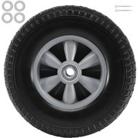 Mophorn - Voll-PU-Runflat-Reifenrad, 10 Zoll, 2er-Pack, 180 lbs dynamische Last, 220 lbs statische Last, pannensichere Schlauchlosreifen für von MOPHORN