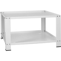 Wäschesockel mit Ablagefläche, 711L x 711B x 406H mm, Universal-Untergestell für Waschmaschine und Trockner, 299kg Tragkraft, robuste Stahlplattform Wäschesockel mit Ablagefläche, 711L x 711B x 406H mm, Universal-Untergestell für Waschmaschine und Trockner, 299kg Tragkraft, robuste Stahlplattform von MOPHORN