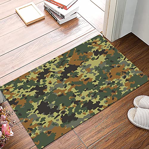 Badematte 50x80cm, Rutschfeste Badteppich, Camo, Klassisches Deutschland Tarnmuster Walddschungel Militärfarben, Dunkelgr,Mikrofaser Badvorleger mit, Wasserabsorbierende Weiche teppiche für Badezimmer Badematte 50x80cm, Rutschfeste Badteppich, Camo, Klassisches Deutschland Tarnmuster Walddschungel Militärfarben, Dunkelgr,Mikrofaser Badvorleger mit, Wasserabsorbierende Weiche teppiche für Badezimmer von MOPPRO