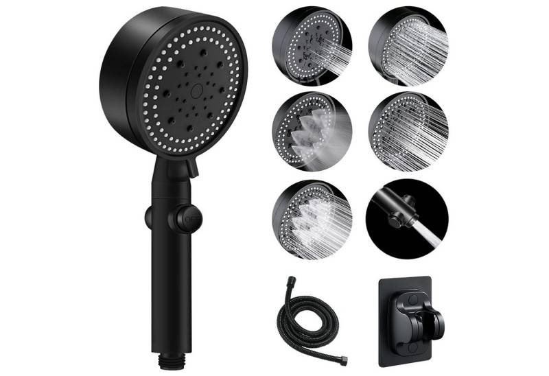MOPUEA Brausegarnitur Duschkopfset Handbrause mit 1,5m Schlauch und Halterung, Universelle Schnittstelle,passt zu den meisten Haushaltsduschen MOPUEA Brausegarnitur Duschkopfset Handbrause mit 1,5m Schlauch und Halterung, Universelle Schnittstelle,passt zu den meisten Haushaltsduschen von MOPUEA