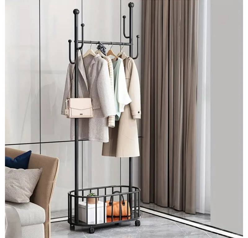 MOPUEA Garderobenständer Freistehender Kleiderständer,Mobile Kleiderständer(60cm*170cm), (1 St) von MOPUEA