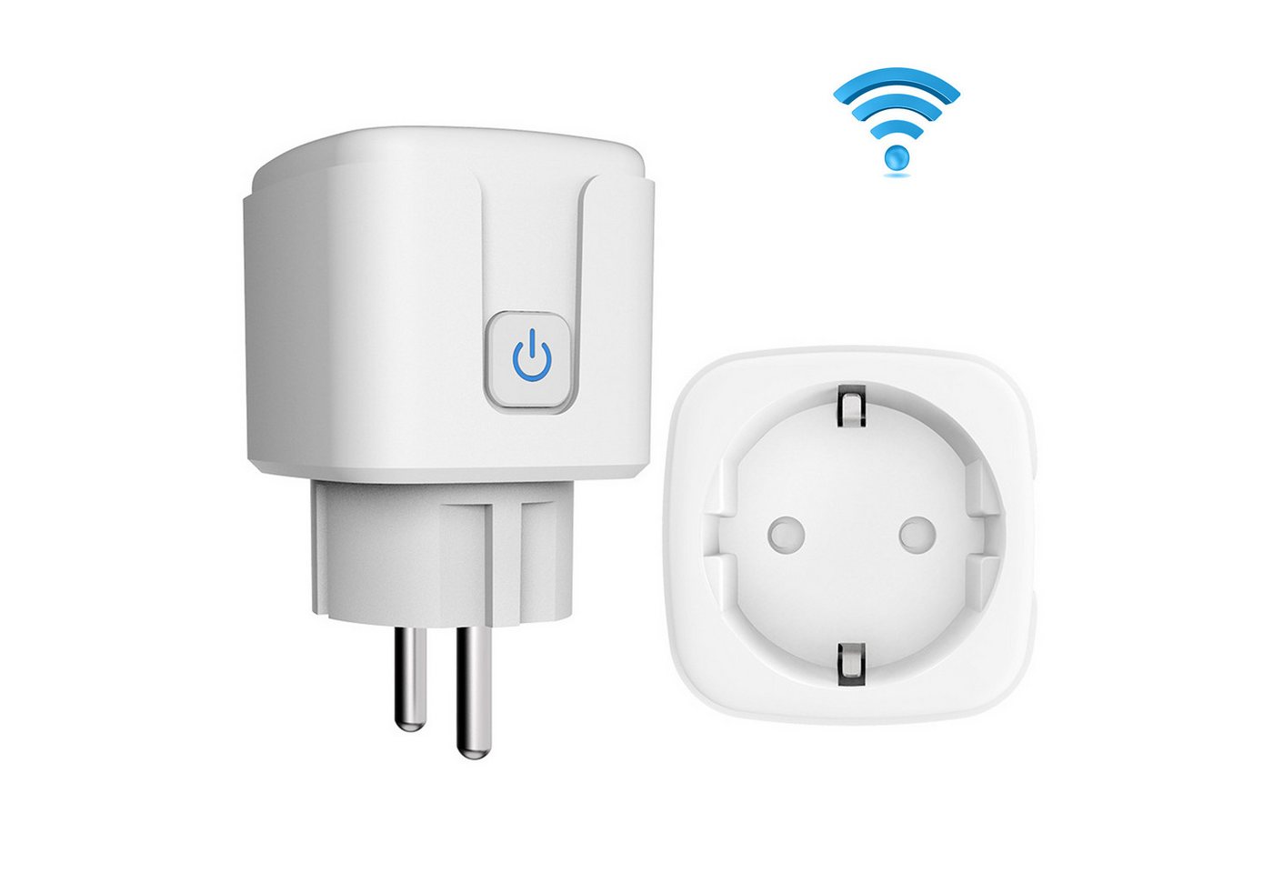 MOPUEA Steckdose Smart Steckdose mit App Steuerung WLAN-Steckdose Smart Plug, 16A+20A, Kompatibel mit Europäischen Steckdosen, 2-St., WLAN-Steckdose mit Zeitschaltuhr, Alexa & Google Home Kompatibel MOPUEA Steckdose Smart Steckdose mit App Steuerung WLAN-Steckdose Smart Plug, 16A+20A, Kompatibel mit Europäischen Steckdosen, 2-St., WLAN-Steckdose mit Zeitschaltuhr, Alexa & Google Home Kompatibel von MOPUEA