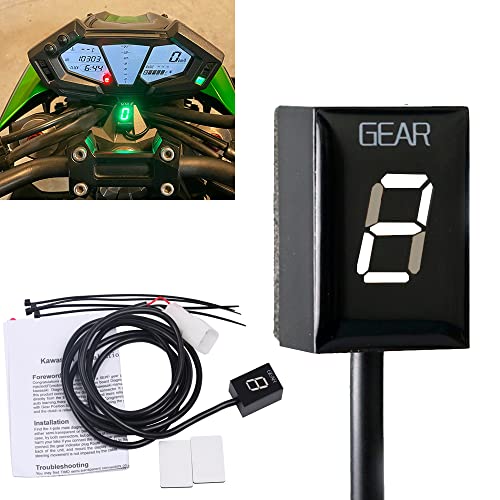 MOQIAOSEIKO Motorrad Ganganzeige Ganganzeige kompatibel mit Kawasaki ZX6R ZX-6R ZX6RR ZX-6RR Z750 Z1000 Z 750 1000 ER-6N ER6N MOQIAOSEIKO Motorrad Ganganzeige Ganganzeige kompatibel mit Kawasaki ZX6R ZX-6R ZX6RR ZX-6RR Z750 Z1000 Z 750 1000 ER-6N ER6N von MOQIAOSEIKO