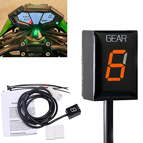 MOQIAOSEIKO Motorrad Ganganzeige Ganganzeige kompatibel mit Kawasaki ZX6R ZX-6R ZX6RR ZX-6RR Z750 Z1000 Z 750 1000 ER-6N ER6N MOQIAOSEIKO Motorrad Ganganzeige Ganganzeige kompatibel mit Kawasaki ZX6R ZX-6R ZX6RR ZX-6RR Z750 Z1000 Z 750 1000 ER-6N ER6N von MOQIAOSEIKO