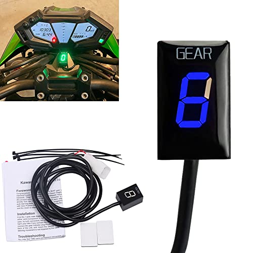 MOQIAOSEIKO Motorrad Ganganzeige Ganganzeige kompatibel mit Kawasaki ZX6R ZX-6R ZX6RR ZX-6RR Z750 Z1000 Z 750 1000 ER-6N ER6N MOQIAOSEIKO Motorrad Ganganzeige Ganganzeige kompatibel mit Kawasaki ZX6R ZX-6R ZX6RR ZX-6RR Z750 Z1000 Z 750 1000 ER-6N ER6N von MOQIAOSEIKO