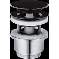 Mora Push-down Ablaufventil Schwarz PVD von MORA ARMATUR