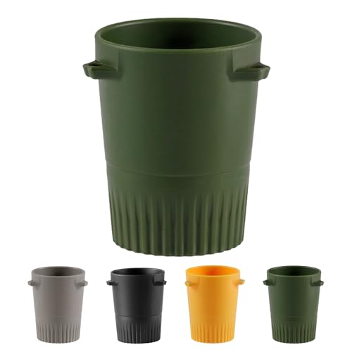 MORAINJAY Espresso Dosierbecher Kleiner mit Magnetischer Absaugung, Passend für 51/53mm Kaffee Siebträger Dosierbecher, Grün Kaffeeverteiler Kaffeepulver Empfangstasse Dosing Cup Siebträger von MORAINJAY