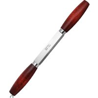 STE-13968 Spaltmesser de Holz Holzspalter mit Klinge de Edelstahl de 11,5 cm de lang, de satiniert mit Double Wood/Red Griff - Morakniv von MORAKNIV