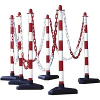[GEBRAUCHT] B-Ware Moravia 175.16.146 Kettenständer Set 40 X 870mm Dreieckig Kunststoff Warnständer von MORAVIA
