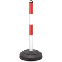 Moravia Kettenständer EXTERN 60 x 1000 mm rot/weiß + Ösenkappe und Recyclingfuß Moravia Kettenständer EXTERN 60 x 1000 mm rot/weiß + Ösenkappe und Recyclingfuß von MORAVIA