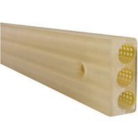 Moravia Rampenfender MORION 50 x 120 mm Länge 1000 mm mit eingegossener Stahllochplatte von MORAVIA