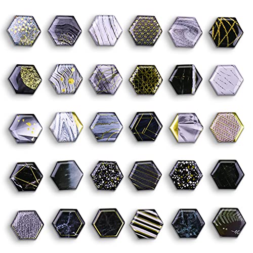 30 Stück Kühlschrankmagnete für Kühlschrank Dekor Whiteboard Dekorative Magnete Magnet Trockenlöschbrett Runde Büromagnete von MORCART