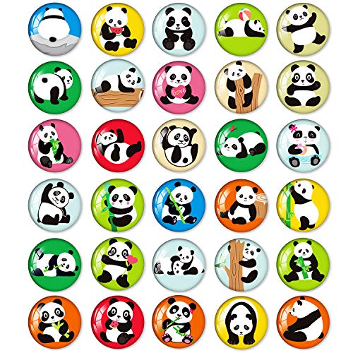 30PCS Panda Kühlschrankmagnete für Kühlschrank Nette Lustige Magnete Küche Schulschränke Klassenzimmer Whiteboard Büro Kabine Magnettafel Dekorative Magnete Geschenke für Erwachsene Kinder von MORCART