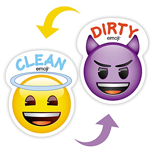 MORCART Emoji Magnete, Clean Dirty Sign, Für Geschirrspüler, Kühlschränke, Waschmaschinen von MORCART