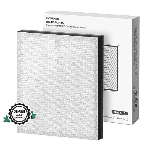 MORENTO HY4866 Original Luftreiniger Ersatzfilter, Echter HEPA Filter wird verwendet, um Staub Tierhaare Rauch Pollen usw. zu filtern. Kompatibler HY4866 Luftreiniger 2er Pack Verbesserte Version MORENTO HY4866 Original Luftreiniger Ersatzfilter, Echter HEPA Filter wird verwendet, um Staub Tierhaare Rauch Pollen usw. zu filtern. Kompatibler HY4866 Luftreiniger 2er Pack Verbesserte Version von MORENTO