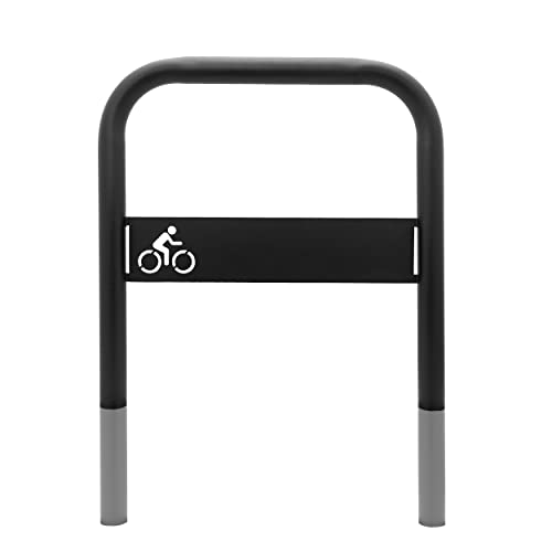 MORIA DESIGN Fahrradständer 110 x 80cm Fahrrad-LogoBodenparker für 2 Fahrräder | stabiler Fahrradhalter Boden für Fahrrad, Mountainbike | Fahrradanlehnbügel | galvanisiert, pulverbeschichtet von MORIA DESIGN