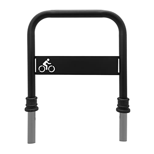 MORIA DESIGN Fahrradständer 110 x 80 cm Fahrrad-Logo Bodenparker für 2 Fahrräder | stabiler Fahrradhalter Boden für Fahrrad | Fahrradanlehnbügel | galvanisiert, pulverbeschichtet von MORIA DESIGN