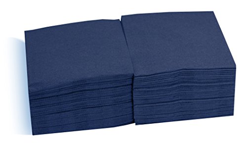 Hängelampe ser22107609 Coktail, Serviette 20 x 20, 2-lagig, 1/4 Falz, 100 Servietten, punta-punta, blau von MORIGAMI