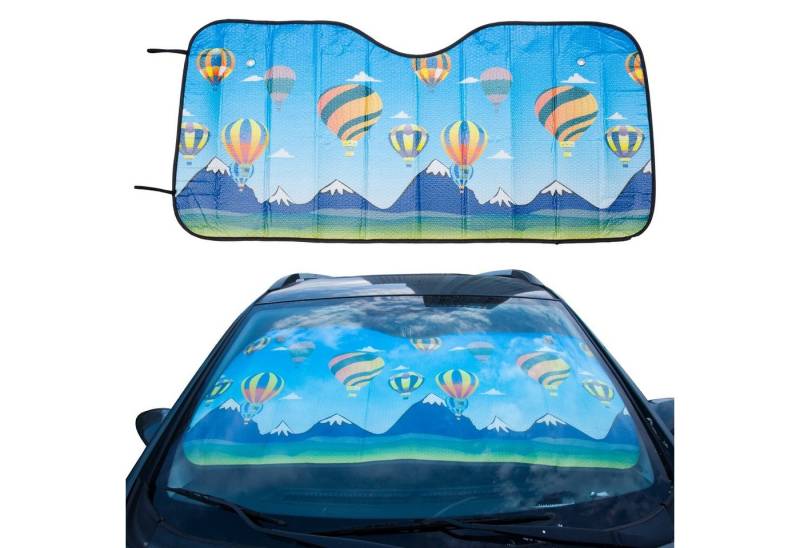 MORRENT Autosonnenschutz Frontscheibenabdeckung UV Sonnenschutz Windschutzscheibenabdeckung von MORRENT