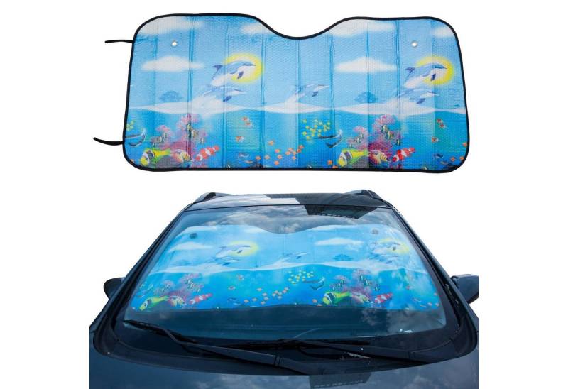 MORRENT Autosonnenschutz Frontscheibenabdeckung UV Sonnenschutz Windschutzscheibenabdeckung von MORRENT