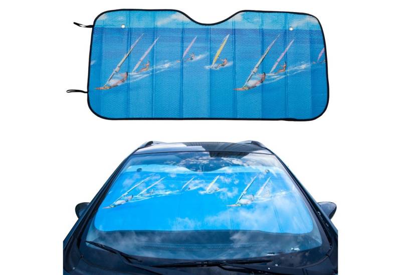 MORRENT Autosonnenschutz Frontscheibenabdeckung UV Sonnenschutz Windschutzscheibenabdeckung von MORRENT
