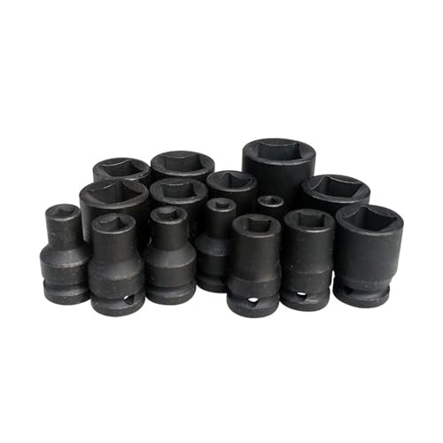 MORREZ 1 stücke 1/2 "Vierkant Vierkant-steckschlüssel Anzug for Vierkantschraube 5-24mm for Wählen (Size : 17mm) von MORREZ
