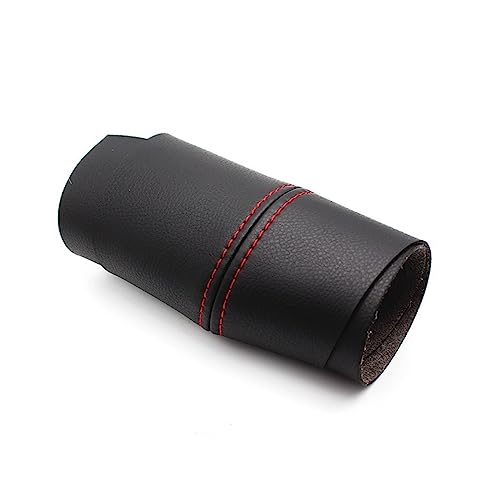 MORREZ 4 stücke Weiche Tür Armlehne Abdeckung Fit for VW Fit for Tiguan 2017 2018 2019 Auto Innen Zubehör Tür armlehne Panel Abdeckung Trim (Color : Black-red line) von MORREZ