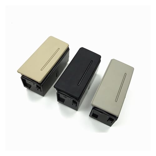 MORREZ 4B0857406B 4B0857405B Schwarz Beige Grau Hinten Tür Aschenbecher Fit for Audi Fit for A6 C5 C6 1998 1999 2000 2002 2004 2006 2008 2011 (Color : Left Black) von MORREZ