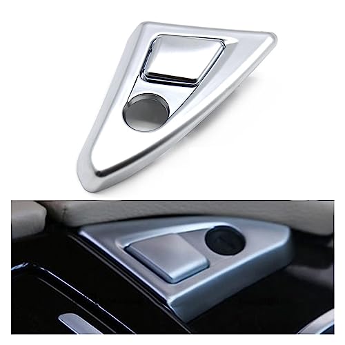 MORREZ LHD RHD Auto Innen Vorne Mittelkonsole Panel Armlehne Box Schalter Taste Abdeckung Fit for BMW 5 Series F10 F11 520 523 525 2011-2017 (Color : LHD Old Model Silver) von MORREZ