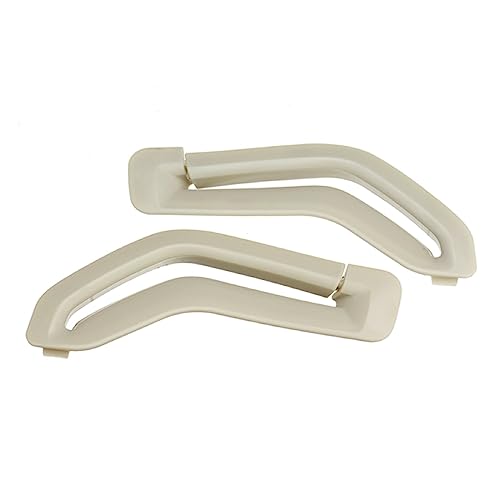 MORREZ Links Rechts Sicherheitsgurtaufroller Führungsring Gurtwähler Gate Sicherheitsgurtverkleidung Abdeckung Passend for Volvo S60 S80 V70 XC90 Innenteile (Color : Beige Left Right) von MORREZ