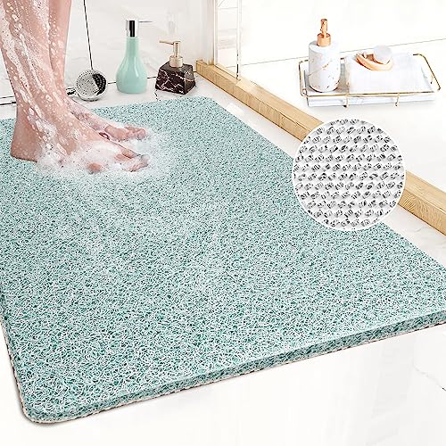 Duschmatte rutschfest, 40 x 60 cm Weich Komfort Sicherheits Badewannenmatte, Antibakterielle Badematte mit Ablauflöchern, Antirutschmatte Dusche für Badewanne und Nassbereiche von MORROWCAMP