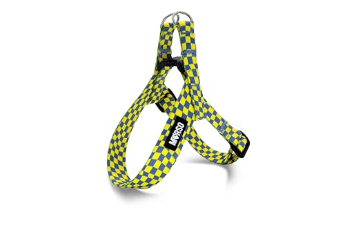 MORSO® Verstellbares Hundegeschirr Mini für kleine Hunde, gelb und hellblau, Größe XXXS von MORSO
