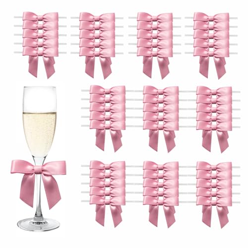 MORSUNBELA 50 Stück Geschenkschleifen Geschenk Schleifen Kleine Schleifen Geschenk Deko für Geschenkverpackungen Weihnachtsdeko Altrosa MORSUNBELA 50 Stück Geschenkschleifen Geschenk Schleifen Kleine Schleifen Geschenk Deko für Geschenkverpackungen Weihnachtsdeko Altrosa von MORSUNBELA