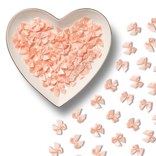 MORSUNBELA Geschenkschleifen, 100 Stück Mini Schleifen Deko, Selbstklebend Kleine Schleifen Satinschleifen für DIY Nähen, Hochzeit Deko, Karten, Geschenk - Mondringstein MORSUNBELA Geschenkschleifen, 100 Stück Mini Schleifen Deko, Selbstklebend Kleine Schleifen Satinschleifen für DIY Nähen, Hochzeit Deko, Karten, Geschenk - Mondringstein von MORSUNBELA