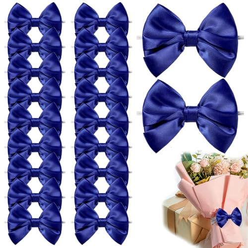 MORSUNBELA Geschenkschleifen, Schleifen Deko 20 Stück Kleine Schleifen, Satinschleifen für DIY Gastgeschenke Hochzeit Deko Party Geburtstag, Blau MORSUNBELA Geschenkschleifen, Schleifen Deko 20 Stück Kleine Schleifen, Satinschleifen für DIY Gastgeschenke Hochzeit Deko Party Geburtstag, Blau von MORSUNBELA