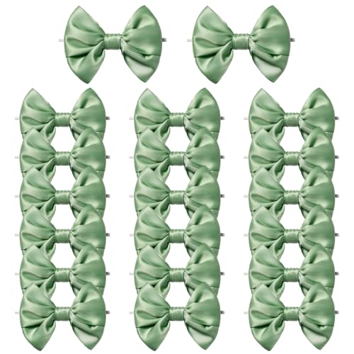 MORSUNBELA Geschenkschleifen, Schleifen Deko 20 Stück Kleine Schleifen, Satinschleifen für DIY Gastgeschenke Hochzeit Deko Party Geburtstag, Grün MORSUNBELA Geschenkschleifen, Schleifen Deko 20 Stück Kleine Schleifen, Satinschleifen für DIY Gastgeschenke Hochzeit Deko Party Geburtstag, Grün von MORSUNBELA