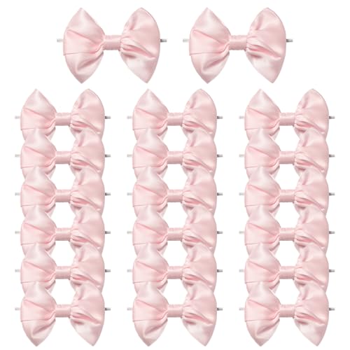MORSUNBELA Geschenkschleifen, Schleifen Deko 20 Stück Kleine Schleifen, Satinschleifen für DIY Gastgeschenke Hochzeit Deko Party Geburtstag, Rosa MORSUNBELA Geschenkschleifen, Schleifen Deko 20 Stück Kleine Schleifen, Satinschleifen für DIY Gastgeschenke Hochzeit Deko Party Geburtstag, Rosa von MORSUNBELA