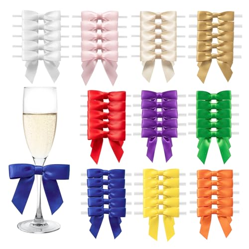 MORSUNBELA Geschenkschleifen Geschenk Deko Schleifen klein Geburtstag Kommunion Geschenkverpackung Hochzeit Schleife 50 Stück MORSUNBELA Geschenkschleifen Geschenk Deko Schleifen klein Geburtstag Kommunion Geschenkverpackung Hochzeit Schleife 50 Stück von MORSUNBELA