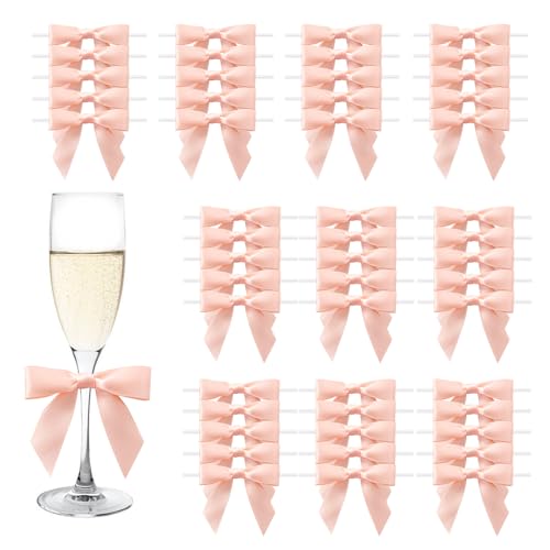 MORSUNBELA Schleifen Rosa Deko Geburtstag Geschenkschleifen Klein Geschenk Schleife für Hochzeit Kommunion Weihnachten,50 Stück MORSUNBELA Schleifen Rosa Deko Geburtstag Geschenkschleifen Klein Geschenk Schleife für Hochzeit Kommunion Weihnachten,50 Stück von MORSUNBELA